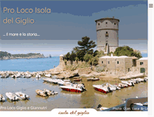 Tablet Screenshot of isoladelgiglio.it